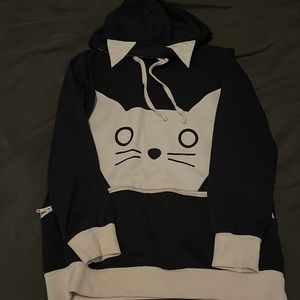 Cute cat hoodie with cat ears